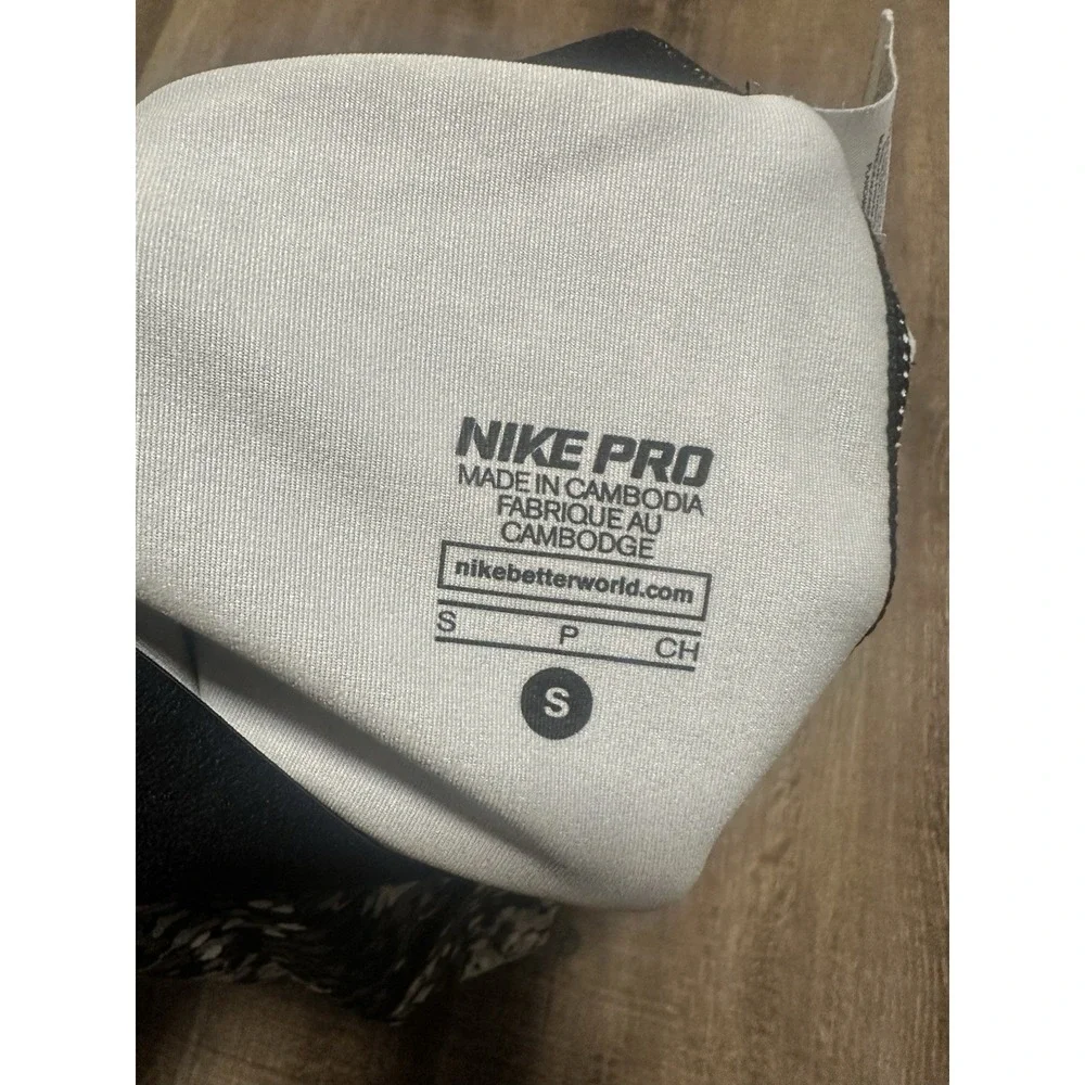 Nike Pro Gray Black‎ Biker Shorts Small